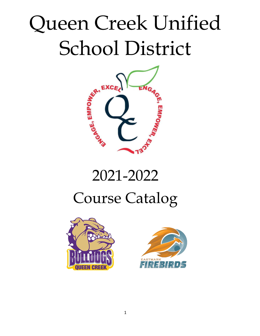 QCUSD High School Course Catalog 2021-2022