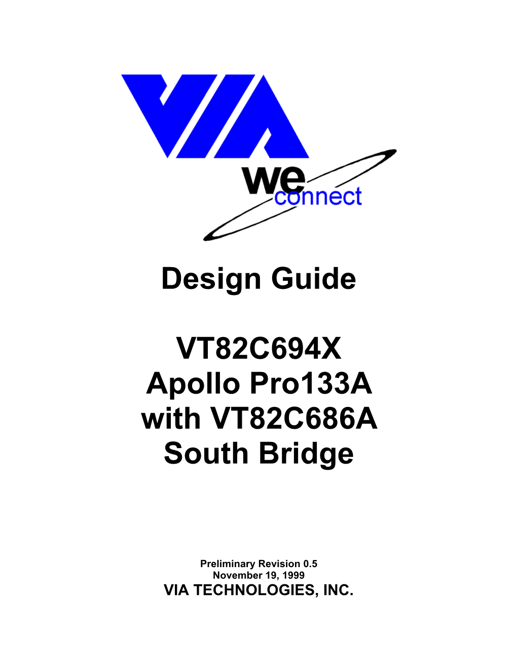 Design Guide VT82C694X Apollo Pro133a with VT82C686A South Bridge