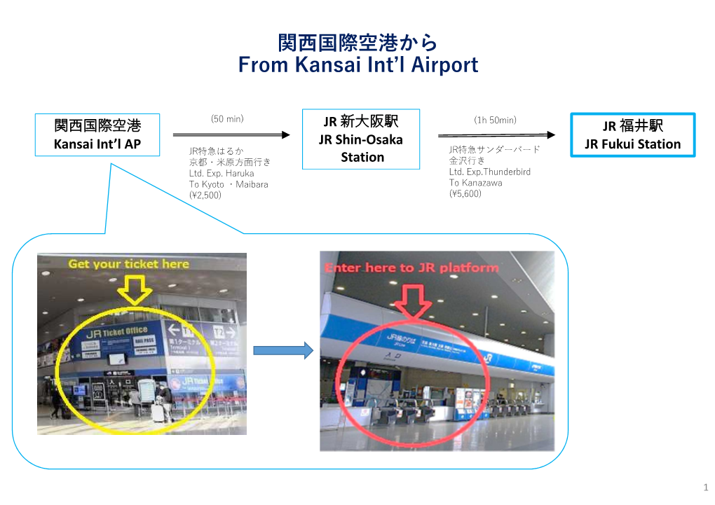 関西国際空港から from Kansai Int'l Airport