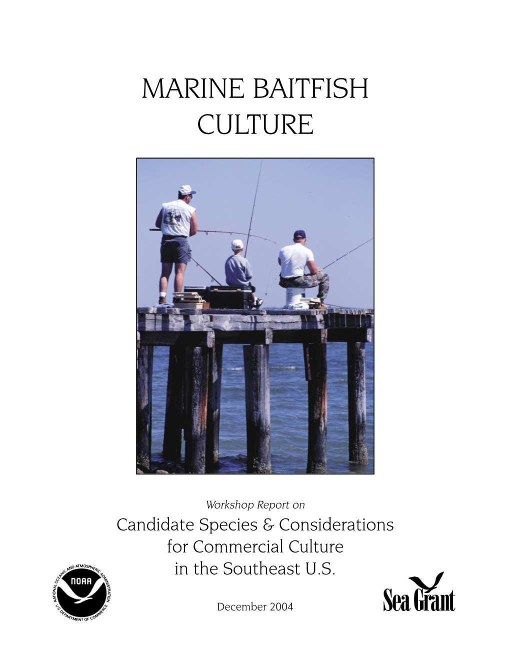 Marine Baitfish Culture