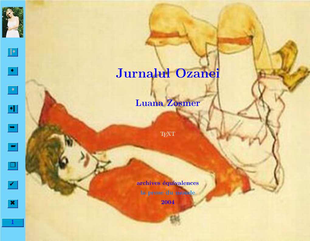 Jurnalul Ozanei ➧