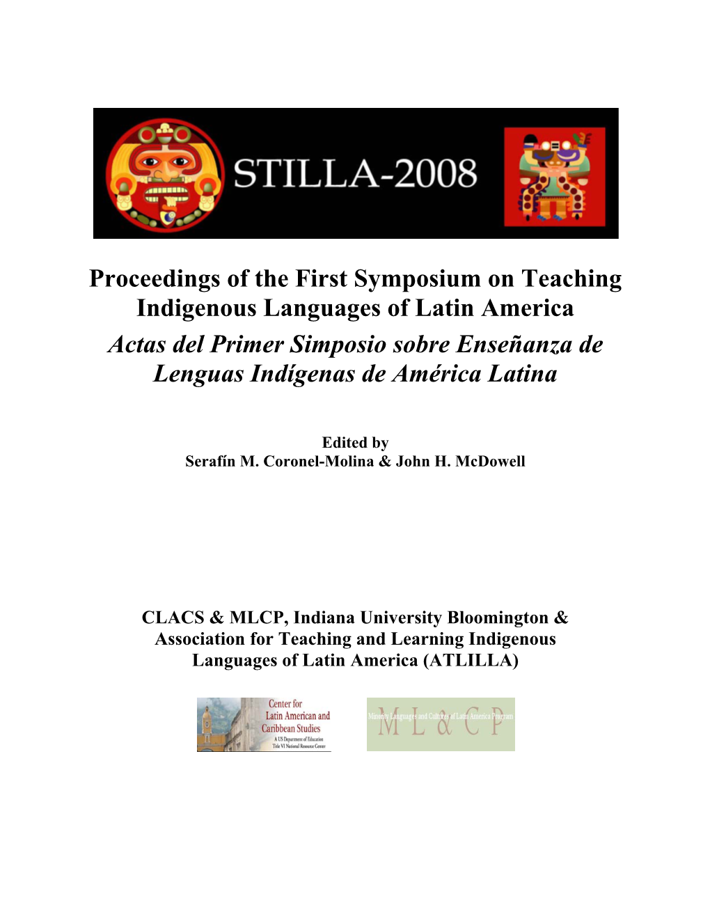 STILLA 2008 Proceedings