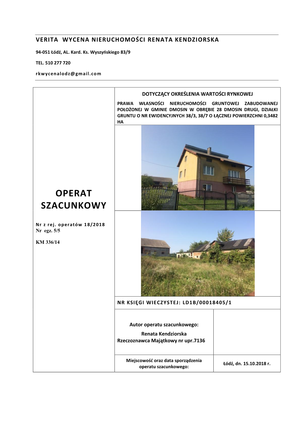 Operat Szacunkowy