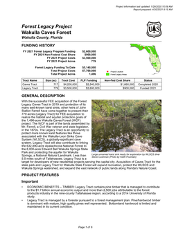 Wakulla Caves Forest, Florida, USFS Forest