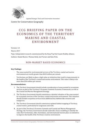 Ccg Briefing Paper on the Economics of the Territory