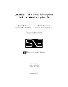Android 7 File Based Encryption and the Attacks Against It