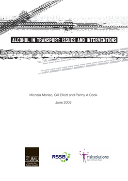 Alcohol in Transport: Issues and Interventions