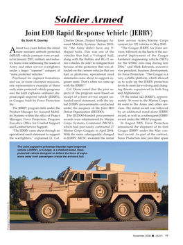 Soldier Armed Joint EOD Rapid Response Vehicle (JERRV) by Scott R