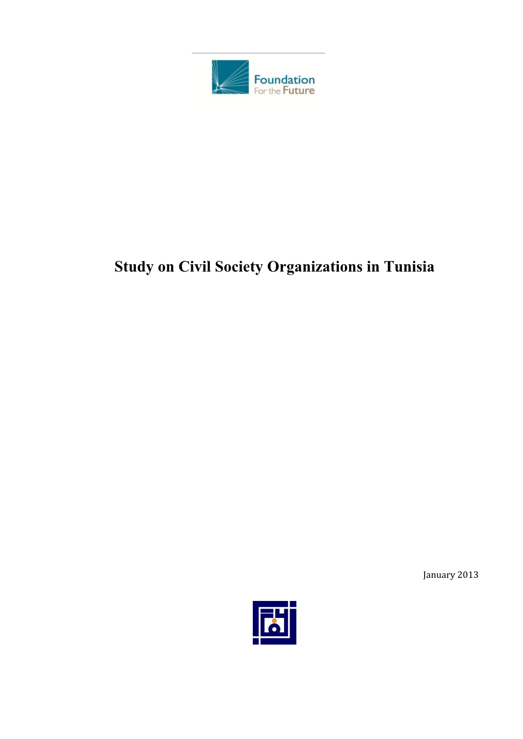 Study on Civil Society Organizations in Tunisia