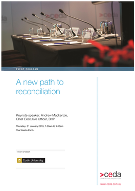 A New Path to Reconciliation