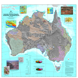 Australian Diamond Deposits, Kimberlites, and Related Rocks Known Diamondiferous Fields and Locations on the 1:5 000 000 Scale Map, Geoscience Australia, Canberra