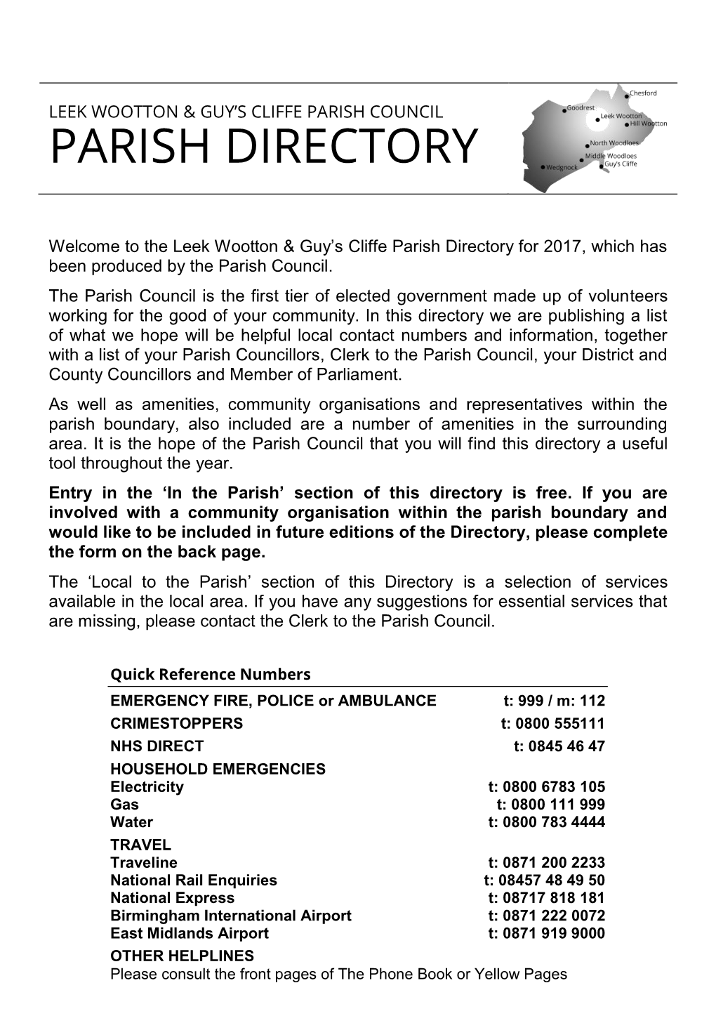 Parish Directory