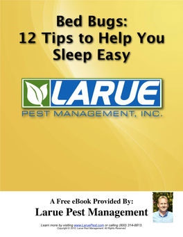 Bed Bugs: 12 Tips to Help You Sleep Easy