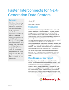 Faster Interconnects for Next-Generation Data Centers 2