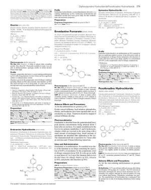 Emedastine Fumarate(BANM, Rinnm) Fexofenadine Hydrochloride