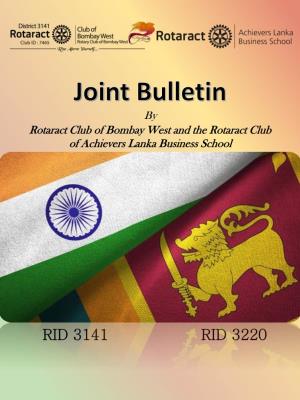 Joint Bulletin – Rotaract Club of Bombay West