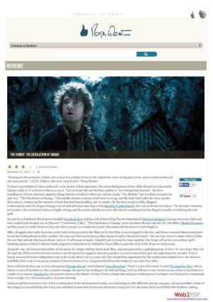The Hobbit: the Desolation of Smaug Movie Review (2013) | Roger Ebert