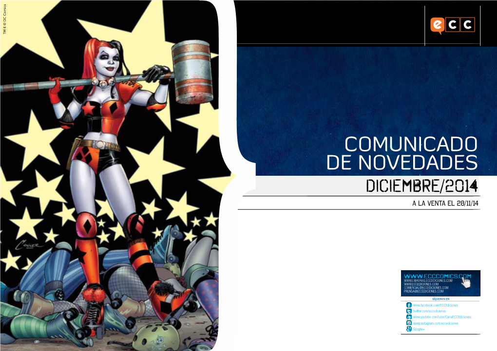 Comunicado De Novedades Diciembre/2014 a La Venta El 28/11/14