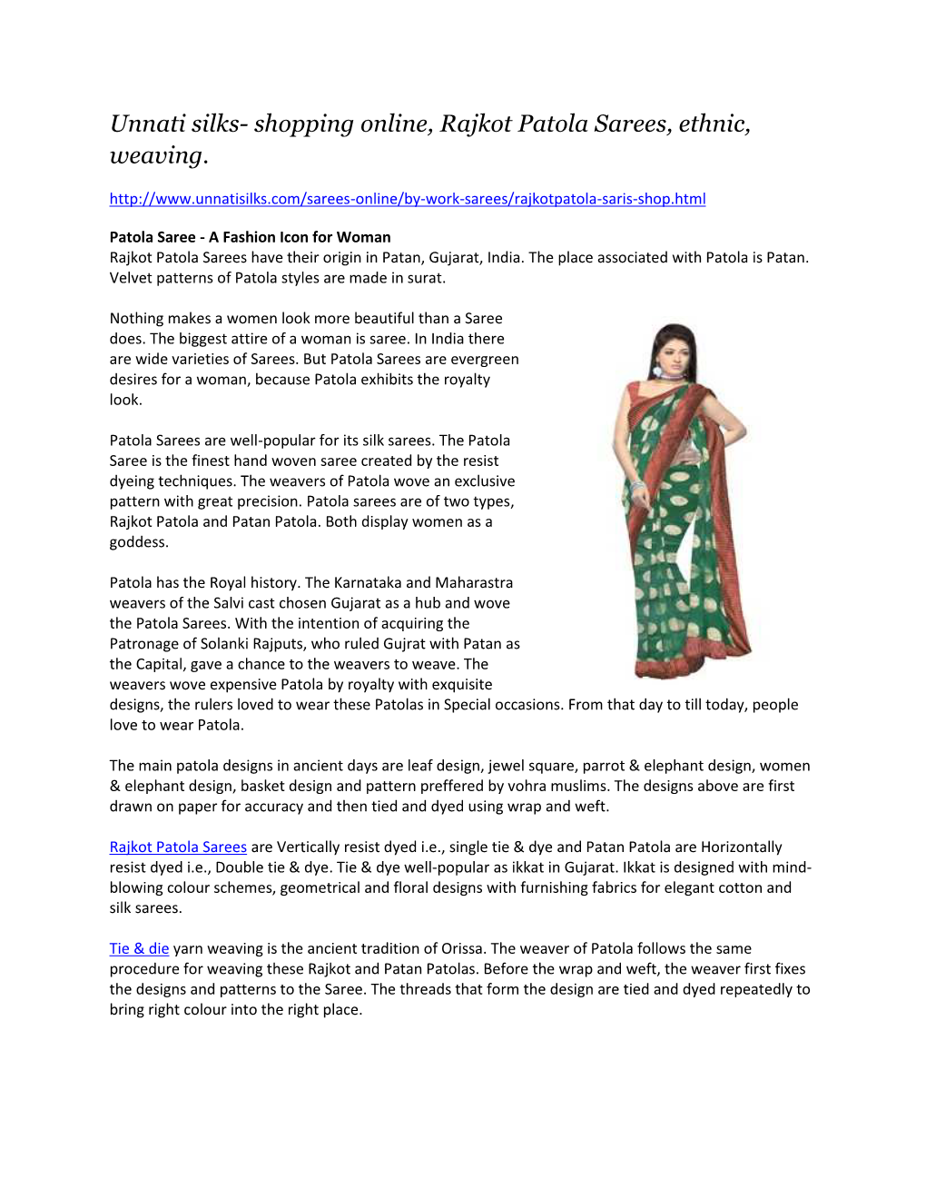 Unnati Silks- Shopping Online, Rajkot Patola Sarees, Ethnic, Weaving