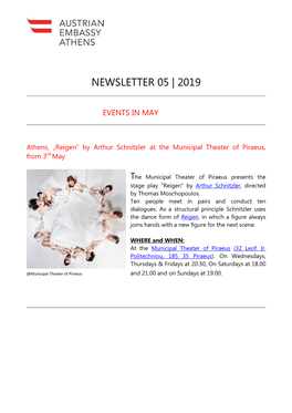 Newsletter 05 | 2019