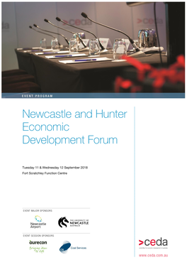 Newcastle and Hunter Economic Development Forum