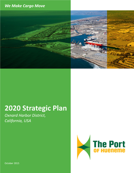 2020 Strategic Plan Oxnard Harbor District, California, USA