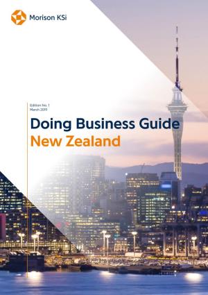 Doing Business Guide New Zealand
