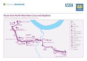 Route from North West New Cross and Deptford a Family-Friendly Walking Route to Blackheath in Less Than an Hour