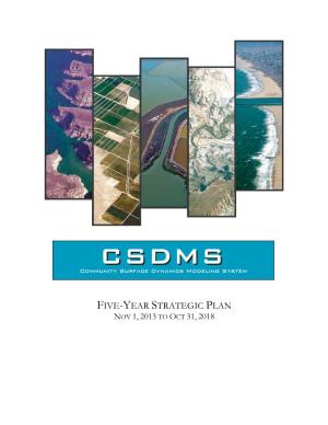 CSDMS Strategic Plan 2013 Master