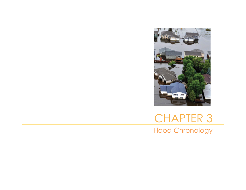 CHAPTER 3 Flood Chronology