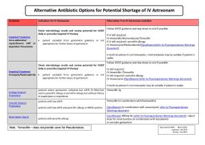 Shortage of Aztreonam Guidance Document.Pdf