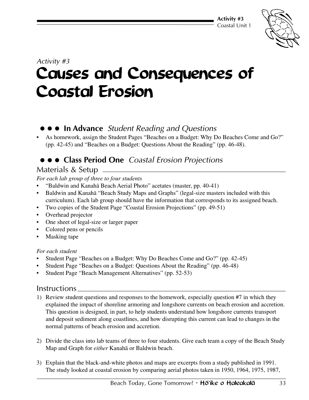 Causes and Consequences of Coastal Erosion