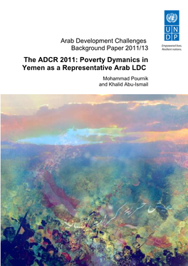 Poverty Dymanics in Yemen As a Representative Arab