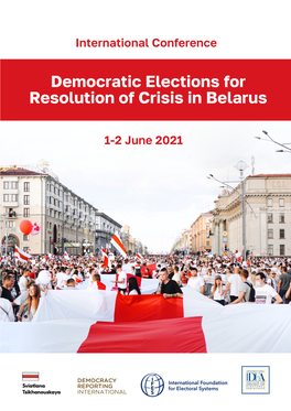 International Conference Democratic Elections to Solve the Crisis In