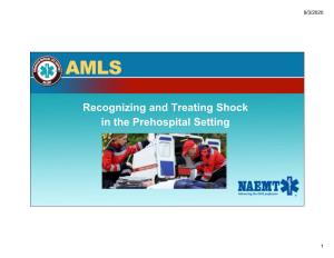 Recognizing and Treating Shock in the Prehospital Setting