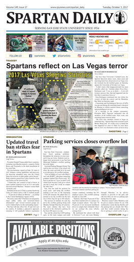 Spartans Reflect on Las Vegas Terror