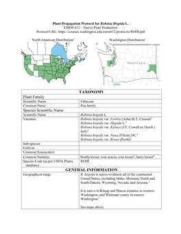 Draft Plant Propagation Protocol