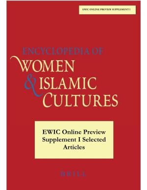 EWIC Online Preview Supplement I Selected Articles B R I