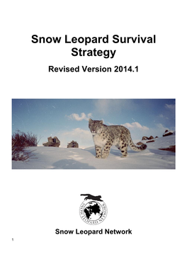 Snow Leopard Survival Strategy 2014