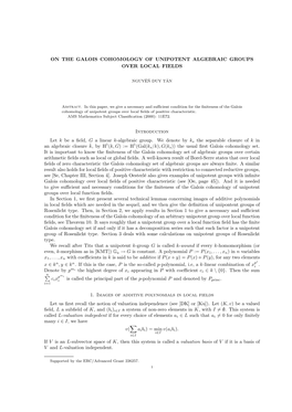 On the Galois Cohomology of Unipotent Algebraic Groups Over Local Fields