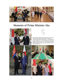 Moments of Prime Minister Abe