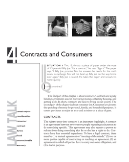 Ch4 Contracts and Consumers