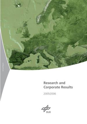 Research and Corporate Results 2005/2006