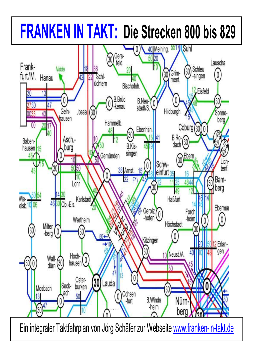 FRANKEN in TAKT: Die Strecken 800 Bis 829