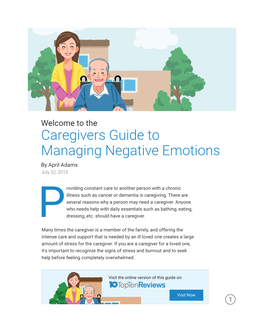 Guide to Managing Caregiver Emotions