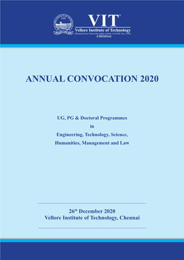 Annual Convocation 2020