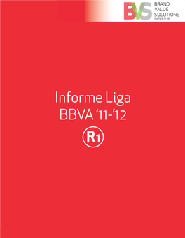 R1 Informe Liga BBVA '11-'12