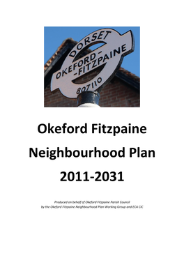Okeford Fitzpaine Neighbourhood Plan 2011-2031