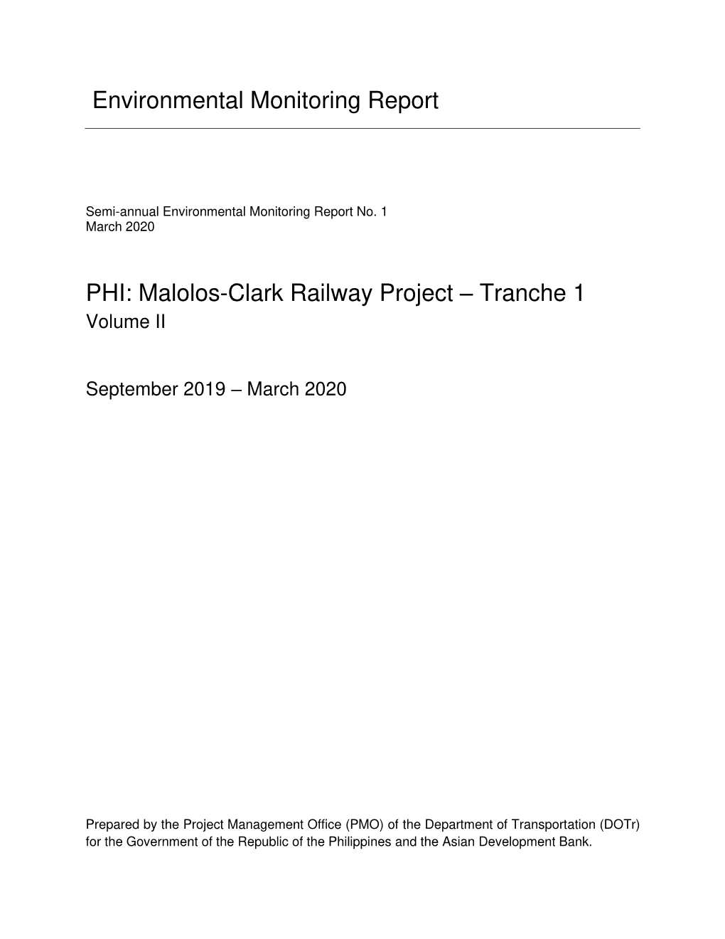 52083-002: Malolos-Clark Railway Project (PFR 1)