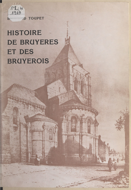 Histoire De Bruyères Et Des Bruyérois